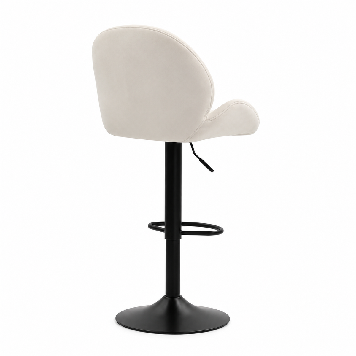 Tabouret de Bar Moderne Coquillage – Chaise Haute Pivotante Réglable avec Dossier