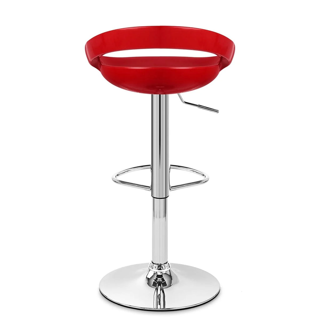 tabouret de bar  noir rembourré avec dossier