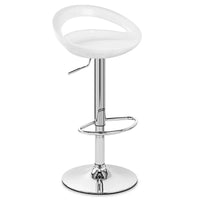 tabouret de bar  noir rembourré avec dossier