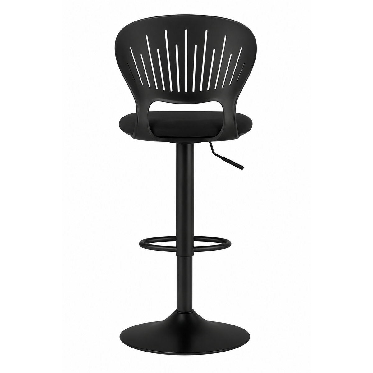 Tabouret de Bar Réglable Noir – Design Moderne et Confortable