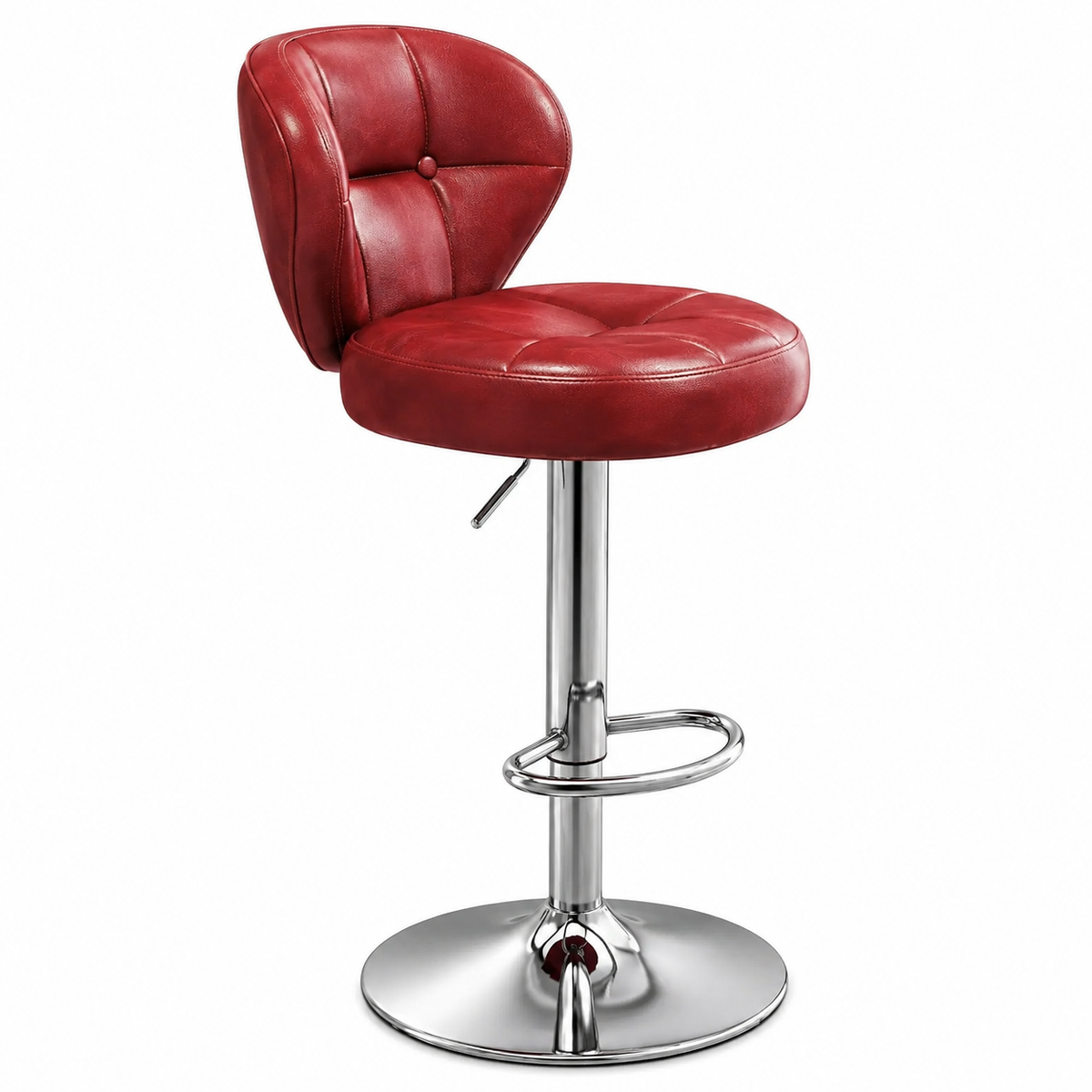 Tabourets de Bar Pivotants Réglables en Similicuir – Design pour Cuisine Moderne