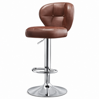 Tabourets de Bar Pivotants Réglables en Similicuir – Design pour Cuisine Moderne