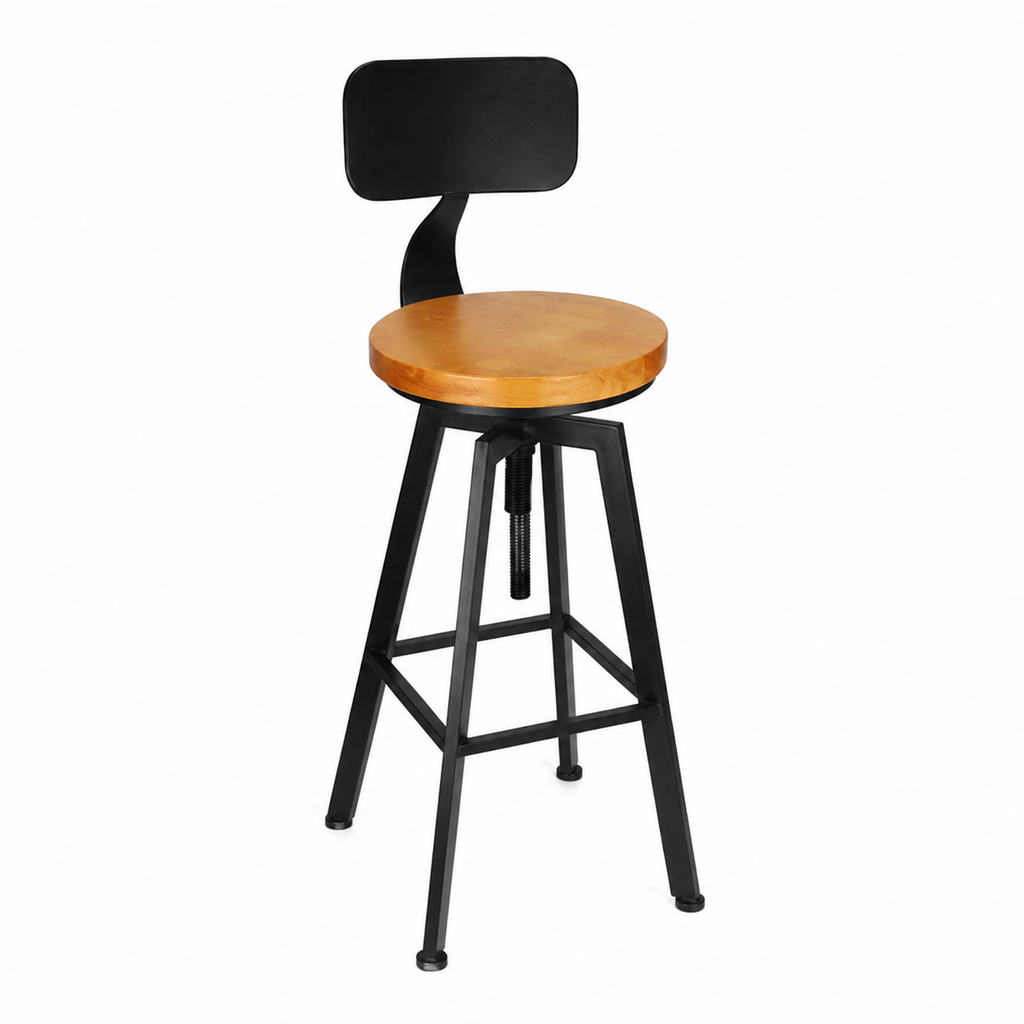 tabouret de bar en bois